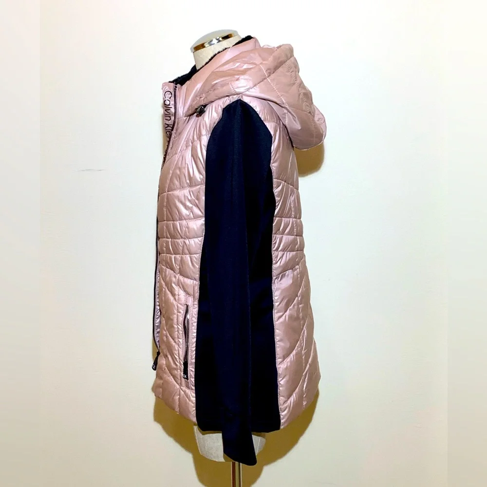 Calvin Klein Pink and Black Performance Jacket - Sz Med - Picture 6 of 14